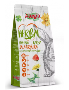 Herbal ziołowa karma dla królika 600g, Alegia