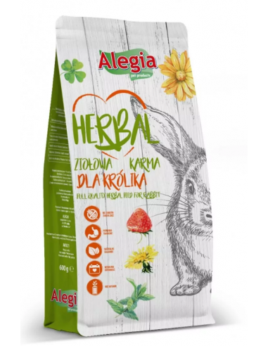 Herbal ziołowa karma dla królika 600g, Alegia