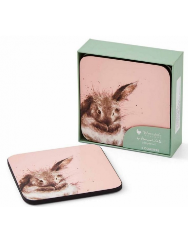 Komplet podkładek Rabbit pod kubki (6 sztuk)