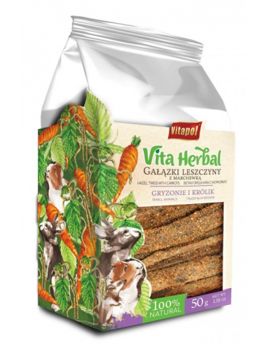 Gałązki leszczyny z marchewką 50g Vita Herbal, Vitapol [zvp-4148]