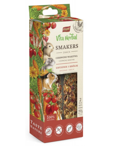 Smakers czerwone warzywa 90g Vita Herbal, Vitapol [zvp-4342]