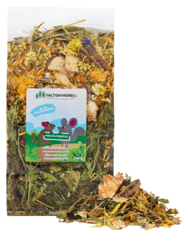 Nie byle badyle dla szynszyli i koszatniczki 1kg, FactoryHerbs