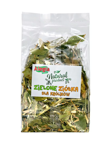 Zielone ziółka dla królika 100g, Alegia