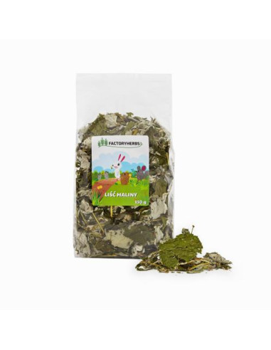 Liść maliny 150g, FactoryHerbs