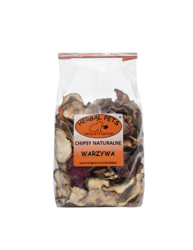 Chipsy naturalne Warzywa 125g, Herbal Pets