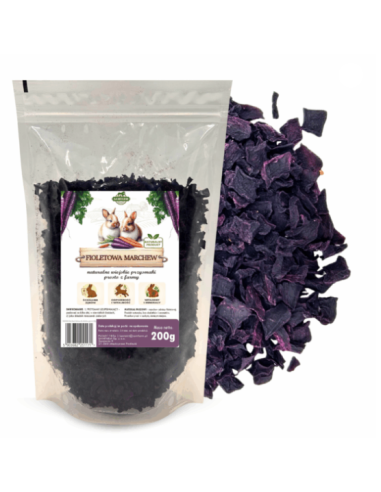 Marchew fioletowa suszona 200g, SAMFARM