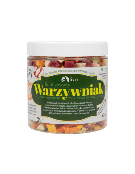 Warzywniak liofilizowany 50g, Tivo