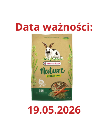 Krótka data - Cuni Nature Fibrefood 1kg, Versele-Laga