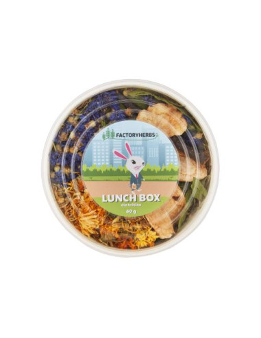 LUNCH BOX dla królika 80g, FactoryHerbs