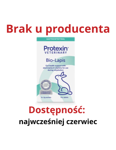 Bio-Lapis FOR RABBITS, saszetki 6x 2g, Protexin