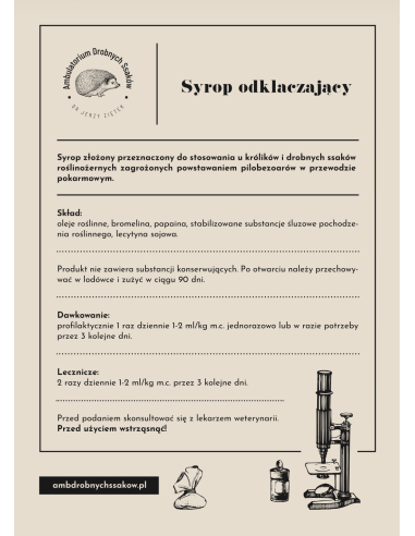 Syrop odkłaczający 40 ml, Dr Ziętek