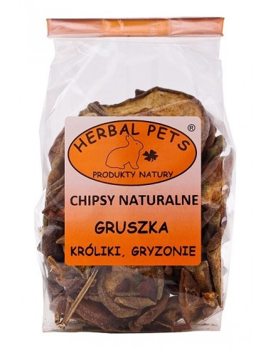 Chipsy naturalne Gruszka 75g, Herbal Pets
