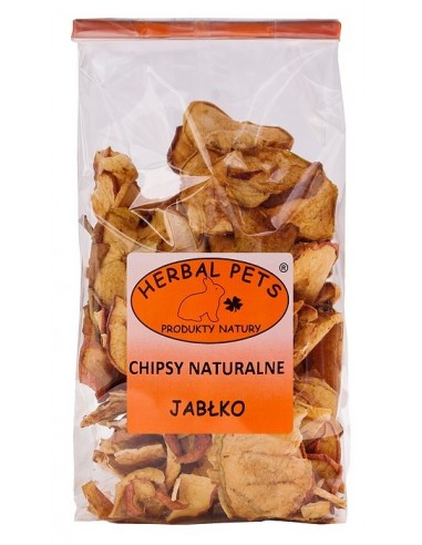 Chipsy naturalne Jabłko 100g, Herbal Pets
