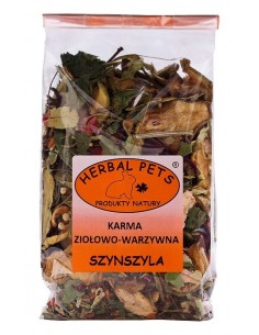 Karma ziołowo-owocowa - Szynszyla 150g, Herbal Pets