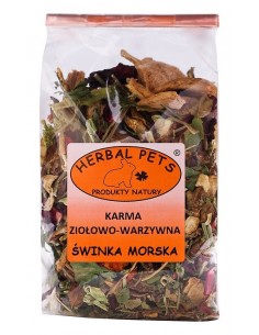 Karma ziołowo-warzywna - świnka morska 150g, Herbal Pets