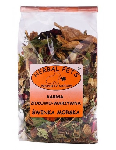 Karma ziołowo-warzywna - świnka morska 150g, Herbal Pets