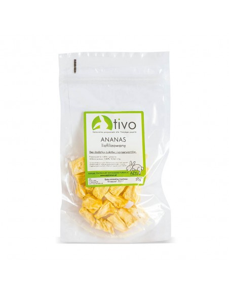 ANANAS LIOFILIZOWANY 20g, TIVO