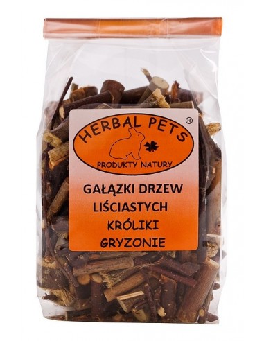 Gałązki drzew liściastych 75g, Herbal Pets